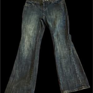 Liz Claiborne Blue Retro Flare Jeans